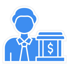 Vector Design Personal Banking Icon Style