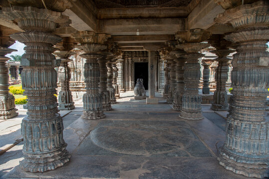 Mahadeva temple dedicated to Lord Shiva in Itagi in Koppla, Karnataka, India