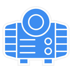 Vector Design Projector Icon Style