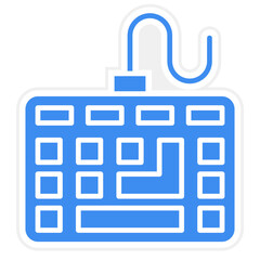 Vector Design Keyboard Icon Style