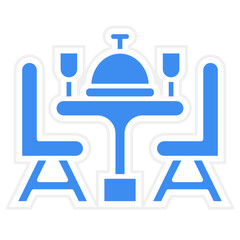 Vector Design Dining Table Icon Style