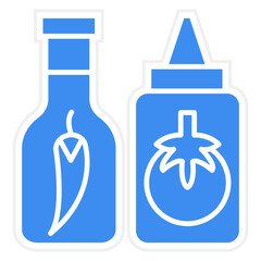 Vector Design Sauce Icon Style