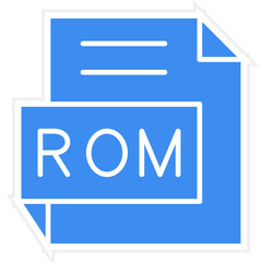 Vector Design ROM Icon Style