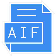 Vector Design AIF Icon Style