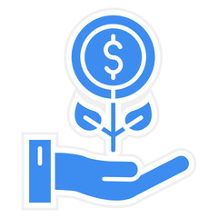 Vector Design Investment Icon Style