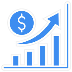 Vector Design Stocks Icon Style