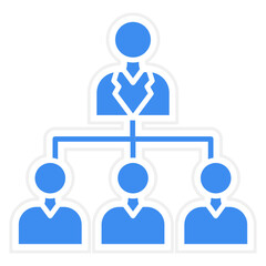 Vector Design Organization Icon Style