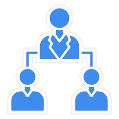 Vector Design Team Work Icon Style