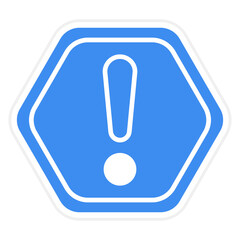 Vector Design Warning Icon Style