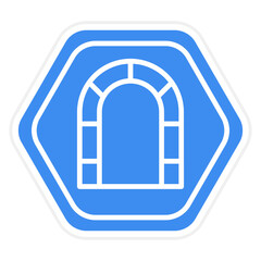 Fototapeta premium Vector Design Tunnel Icon Style