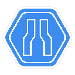 Vector Design Ahead Icon Style