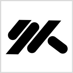 Four line icon black color, Vector Illustration for Icon, Symbol, Logo etc