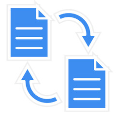 Vector Design Data Transfer Icon Style