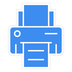 Vector Design Printer Icon Style