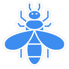 Vector Design Bee Icon Style