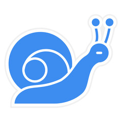 Vector Design Snail Icon Style