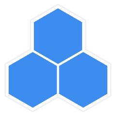 Vector Design Honeycomb Icon Style