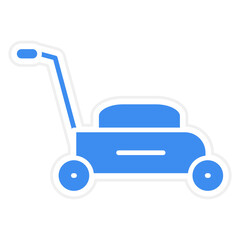 Obraz premium Vector Design Lawn mower Icon Style