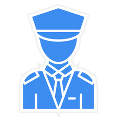 Obraz premium Vector Design Security Guard Icon Style