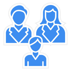 Vector Design Family Icon Style