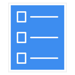 Obraz premium Vector Design Checklist Icon Style