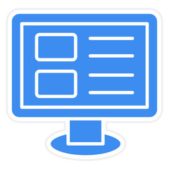 Vector Design Blog Icon Style