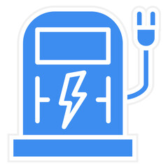 Vector Design Charging Station Icon Style