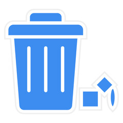 Vector Design Waste Icon Style