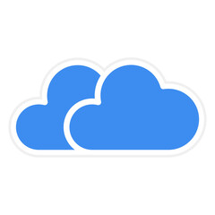 Vector Design Cloud Icon Style