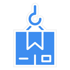 Vector Design Lifting Parcel Icon Style