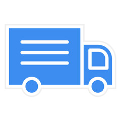 Vector Design Delivery Truck Icon Style