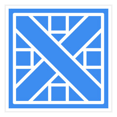 Vector Design Wooden Box Icon Style