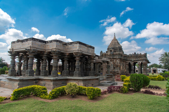 Mahadeva temple dedicated to Lord Shiva in Itagi in Koppal, Karnataka, India
