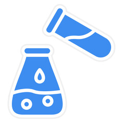 Vector Design Mixing Chemical Icon Style