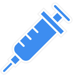 Vector Design Syringe Icon Style