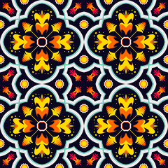 Seamless Pattern. Traditional Arabic Islamic Background. Mosque decoration element. colorful seamless pattern. turkish textured. tile pattern.