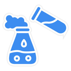 Vector Design Chemical Reaction Icon Style