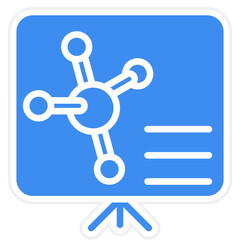 Vector Design Chemistry Lecture Icon Style