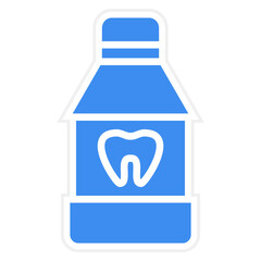 Vector Design Mouthwash Icon Style