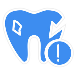 Vector Design Tooth Problem Icon Style