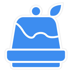 Vector Design Flan Icon Style