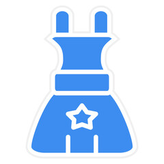 Vector Design Birthday Dress Icon Style