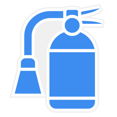 Vector Design Fire Extinguisher Icon Style