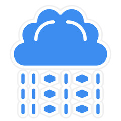 Vector Design Hail Icon Style