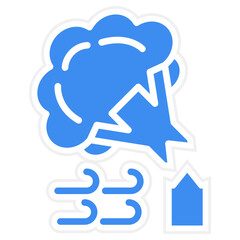 Vector Design Tree Broken Icon Style