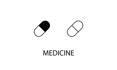 Medicine double icon design stock illustration