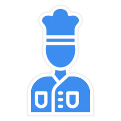Fototapeta premium Vector Design Chef Icon Style
