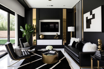 modern living room, living room couch, living room with people, living room with fireplace, living room tv, family room wall, living room decor, conference room wall, generative ai tool