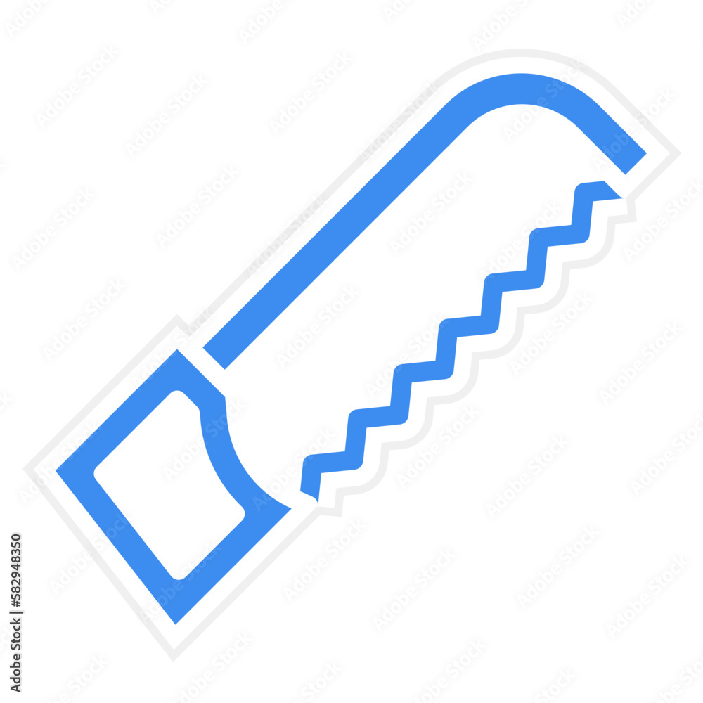 Sticker Vector Design Hacksaw Icon Style