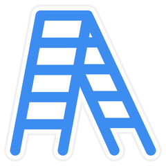 Vector Design Stepladder Icon Style